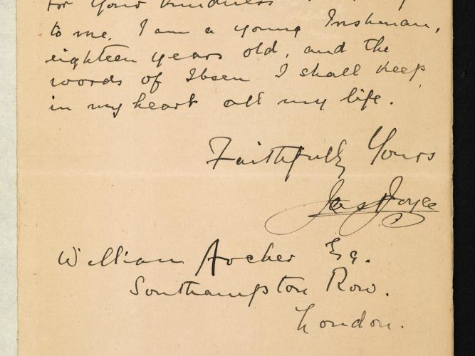 james joyce letter