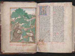 Miniature from the manuscript "Werken"