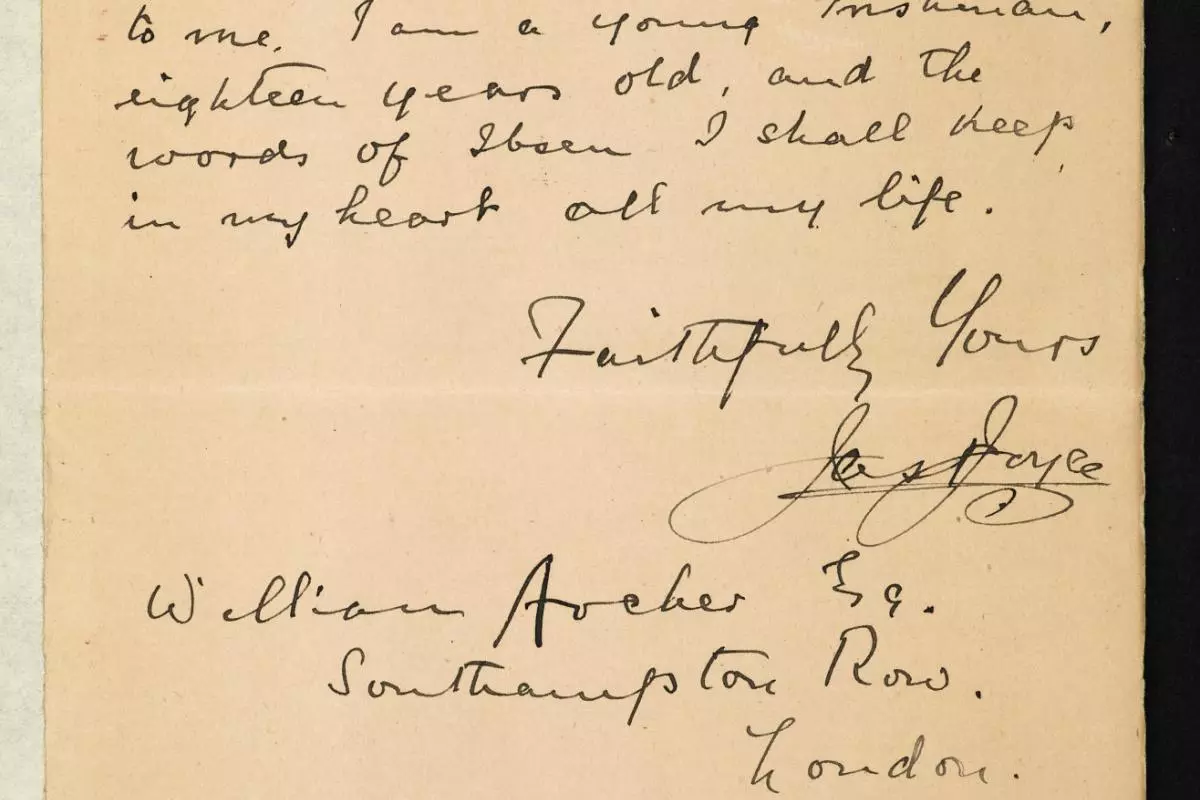james joyce letter